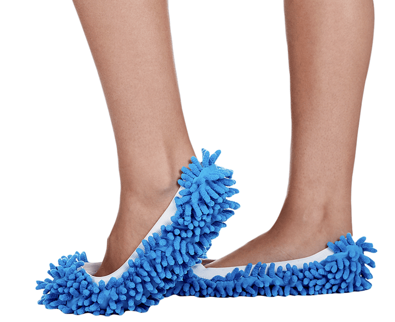 1 Pair Foot Mop Cleaner Lazy Floor Dusting Shoe Slipper Cover Polishing Clean Payday Deals