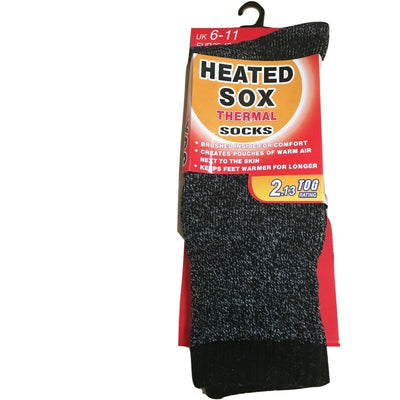 1 Pair Mens THERMAL HEATED SOCKS Warm Winter Comfort Mens Work Sox Ski - 6-11 UK Payday Deals