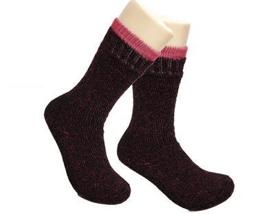 1 Pair Womens THERMAL HEATED SOCKS Warm Winter Comfort Work Sox Ski Ladies