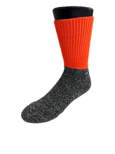 1 Pair Woolen Thermal HI VIS SOCKS Workwear Work Safety High Visibility - Orange