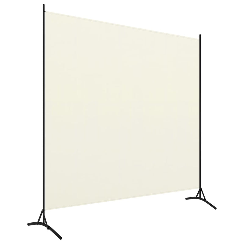 1-Panel Room Divider Cream White 175x180 cm Payday Deals