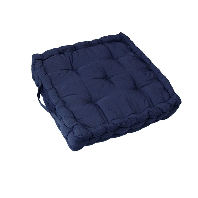 1 Pc Floor Box Cushion Pad 40 x 40+ 8 cm Indigo Payday Deals