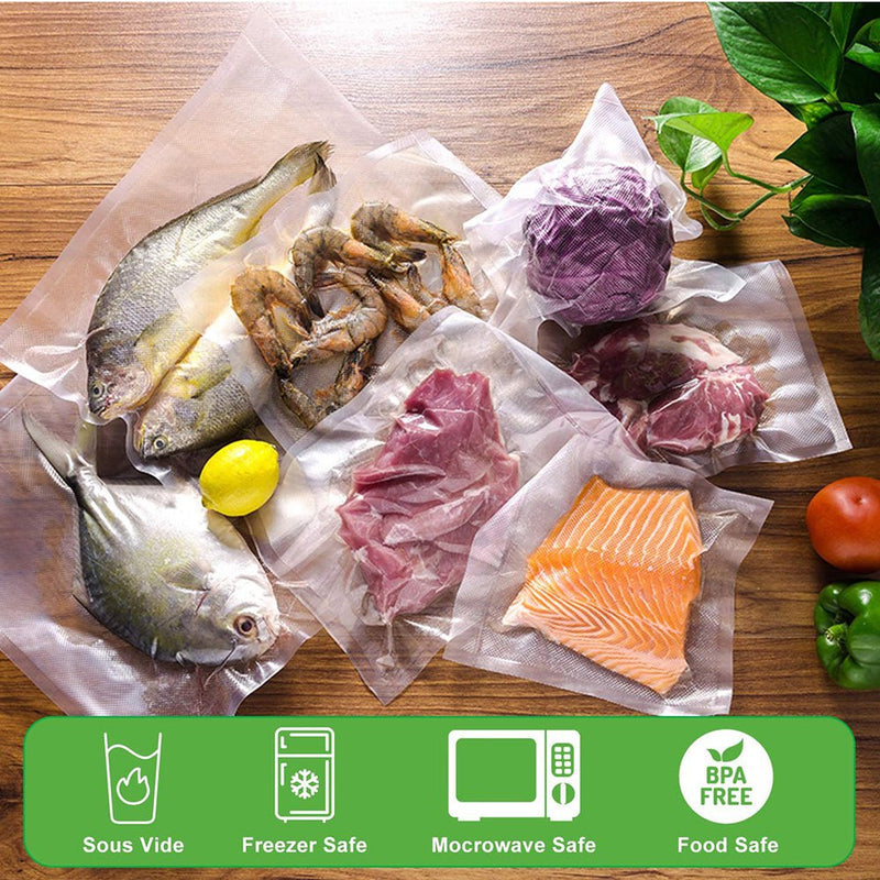 1 Roll VACUUM FOOD SEALER BAGS SAVER SEAL ROLLS STORAGE COMMERCIAL HEAT GRADE 20CMX6M Payday Deals