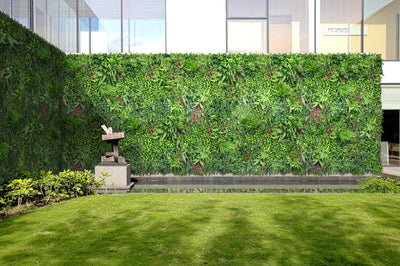 1 SQM Artificial Plant Wall Grass Panels Vertical Garden Foliage Tile Fence 1X1M Payday Deals