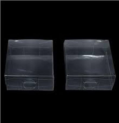 10 Pack of 15*15*4cm Clear PVC Plastic Folding Packaging Small rectangle/square Boxes for Wedding Jewelry Gift Party Favor Model Candy Chocolate Soap Box Payday Deals