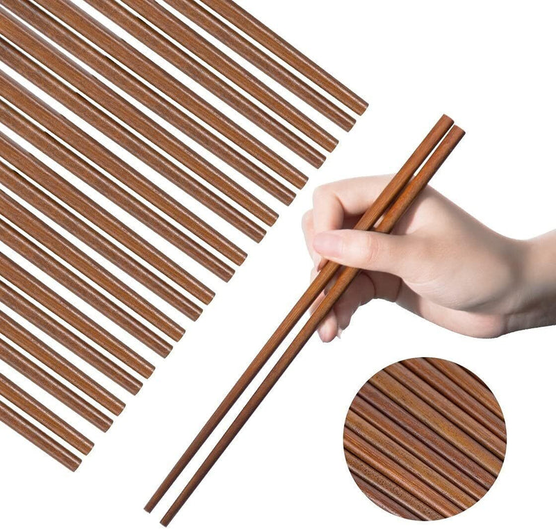 10 Pairs WOODEN CHOPSTICKS Wooden Wood Asian Wedding Dinner Gift High Quality Payday Deals