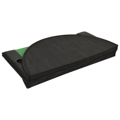 10-Player Folding Poker Tabletop Green 208x106x3 cm Payday Deals