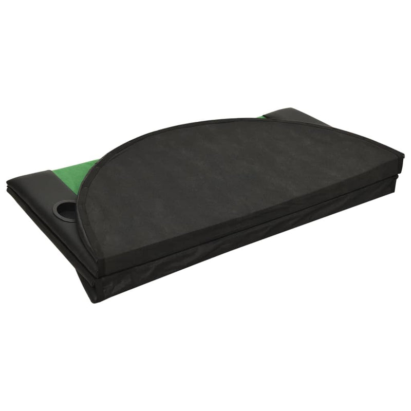 10-Player Folding Poker Tabletop Green 208x106x3 cm Payday Deals