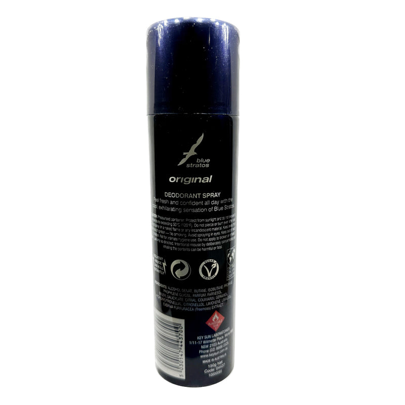 Blue Stratos Deodorant Spray 150g