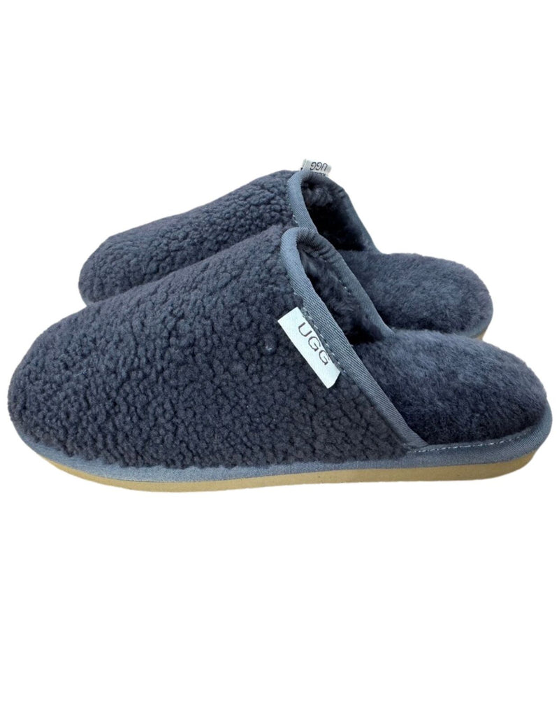 100% Australian Merino Sheepskin Curly Scuffs Moccasins Slippers Slip On UGG Payday Deals