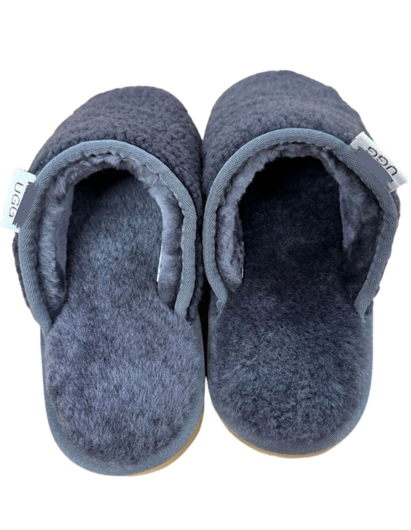 100% Australian Merino Sheepskin Curly Scuffs Moccasins Slippers Slip On UGG Payday Deals