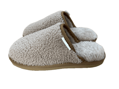 100% Australian Merino Sheepskin Curly Scuffs Moccasins Slippers Slip On UGG - Chestnut