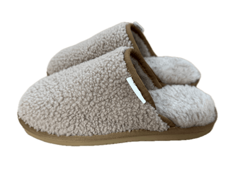 100% Australian Merino Sheepskin Curly Scuffs Moccasins Slippers Slip On UGG - Chestnut Payday Deals