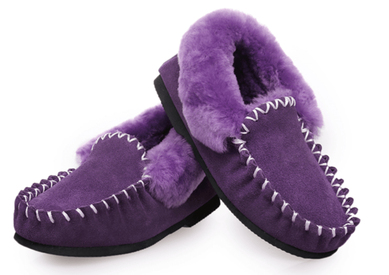 100% Australian Merino Sheepskin Moccasins Slippers Winter Casual Genuine Slip On UGG Payday Deals