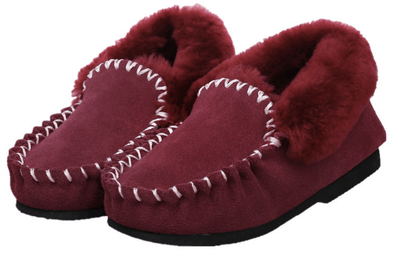 100% Australian Merino Sheepskin Moccasins Slippers Winter Casual Genuine Slip On UGG Payday Deals