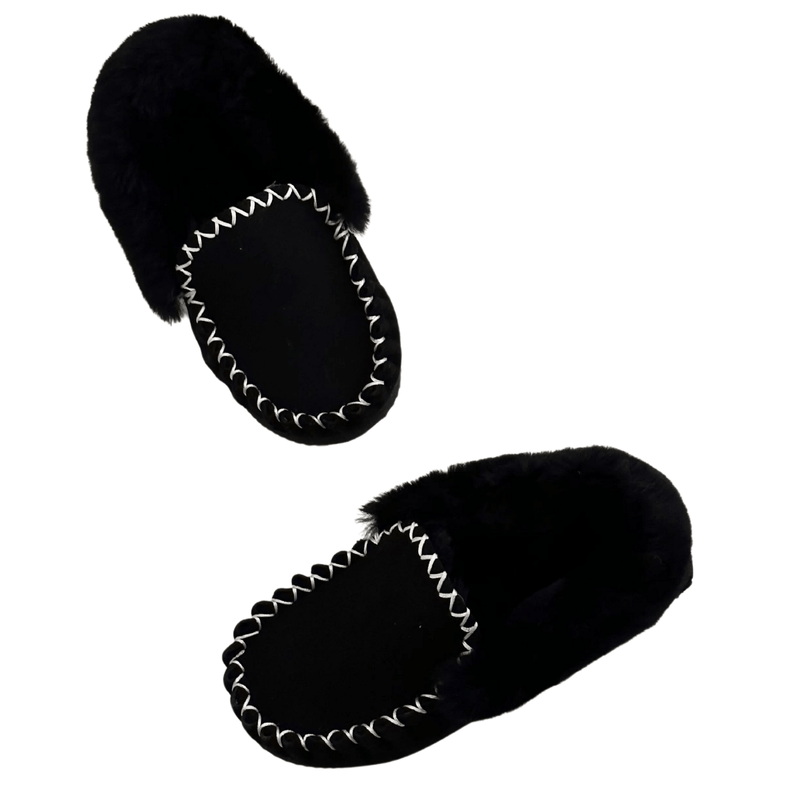 100% Australian Merino Sheepskin Moccasins Slippers Winter Casual Genuine Slip On UGG Payday Deals