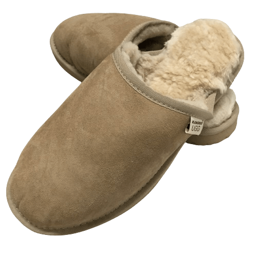 100% Australian Merino Sheepskin Scuffs Moccasins Slippers Winter Slip On UGG - Mens Payday Deals