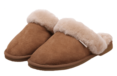 100% Australian Merino Sheepskin Scuffs Moccasins Slippers Winter Slip On UGG - Womens Payday Deals