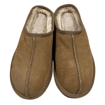 100% Australian Sheepskin Scuffs Clogs Moccasins Slippers Winter UGG - Chestnut Payday Deals