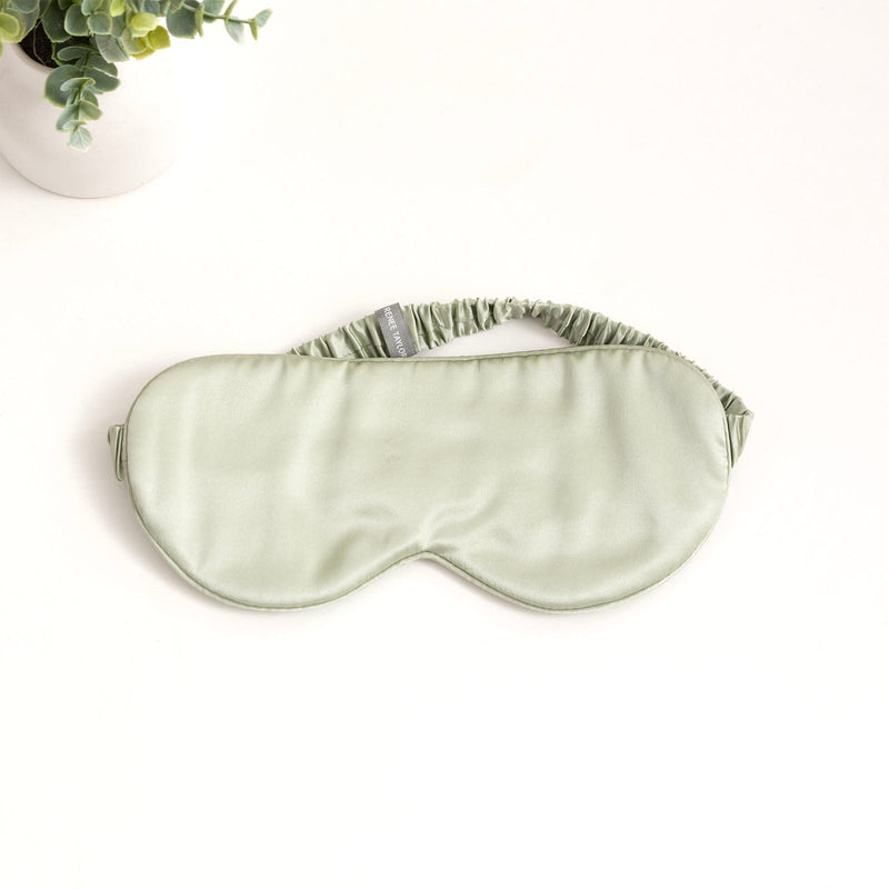 100% Mulberry Silk Sage Eye Mask by Renee Taylor Payday Deals