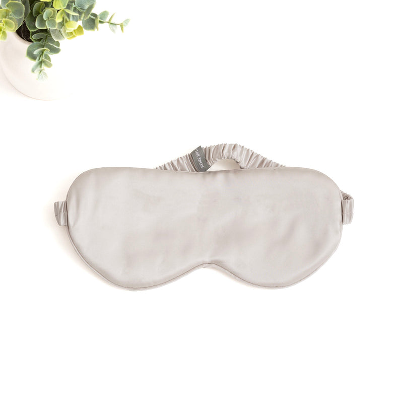 100% Mulberry Silk Silver Eye Mask by Renee Taylor Payday Deals