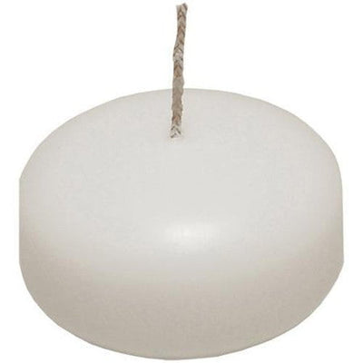 100 Pack of 6 Hour White Floating Candles - 5.8cm diameter - wedding party decoration Payday Deals