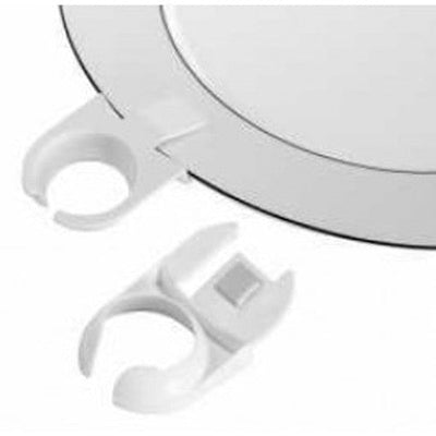 100 Pack Of 75mm White Wine Glass Dinner Lunch Plate Clip Holder - Stand Up Buffet Party  - Promotion Merchandise Gift Payday Deals