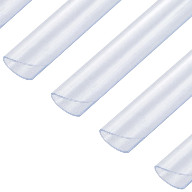 100 pcs Fence Strip Clips PVC Transparent Payday Deals