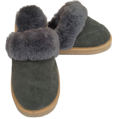 100% Sheepskin Moccasin Slippers Winter Genuine Scuffs Slip On Mens Womens Payday Deals