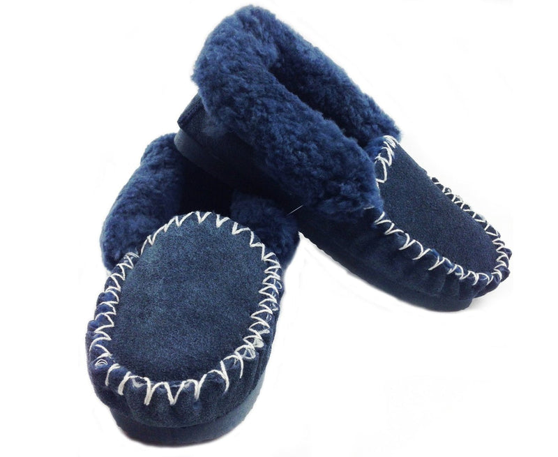 100% Sheepskin Moccasins Slippers Winter Casual Genuine Slip On UGG Non-Slip Payday Deals