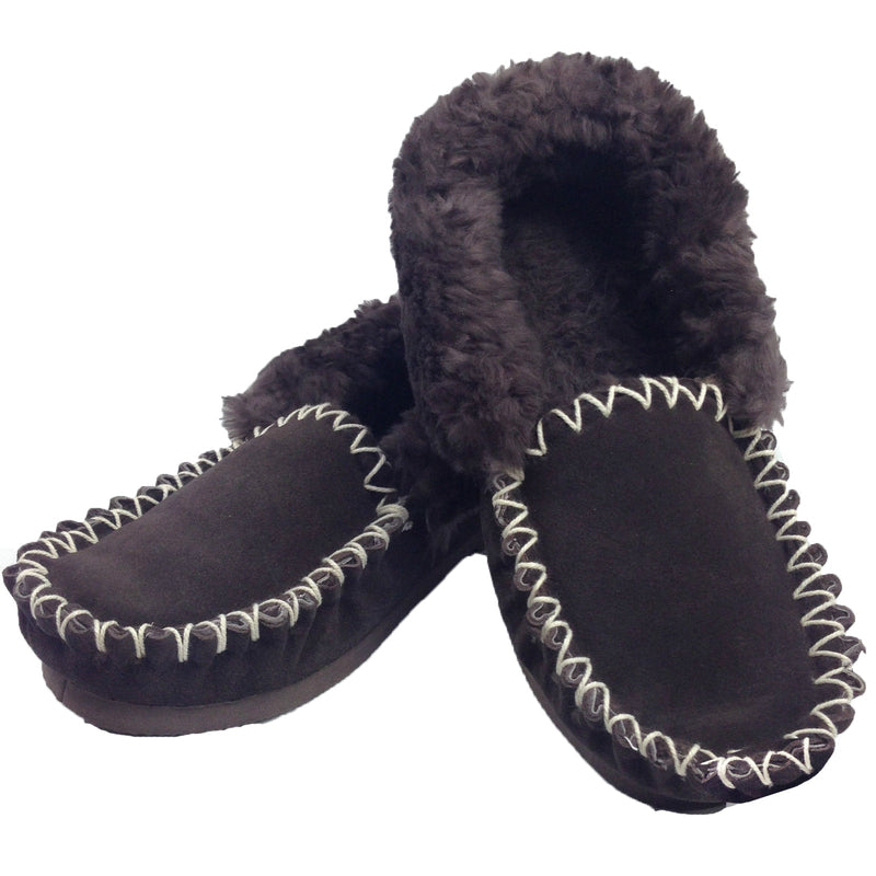 100% Sheepskin Moccasins Slippers Winter Casual Genuine Slip On UGG Non-Slip Payday Deals