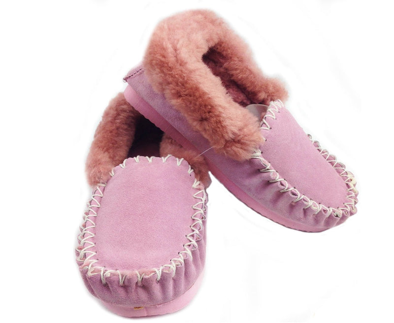 100% Sheepskin Moccasins Slippers Winter Casual Genuine Slip On UGG Non-Slip Payday Deals