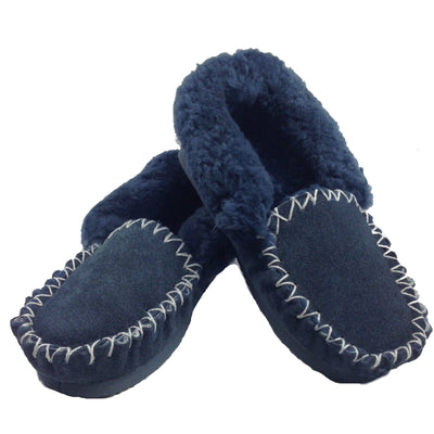 100% Sheepskin Moccasins Slippers Winter Casual Genuine Slip On UGG Non-Slip Payday Deals