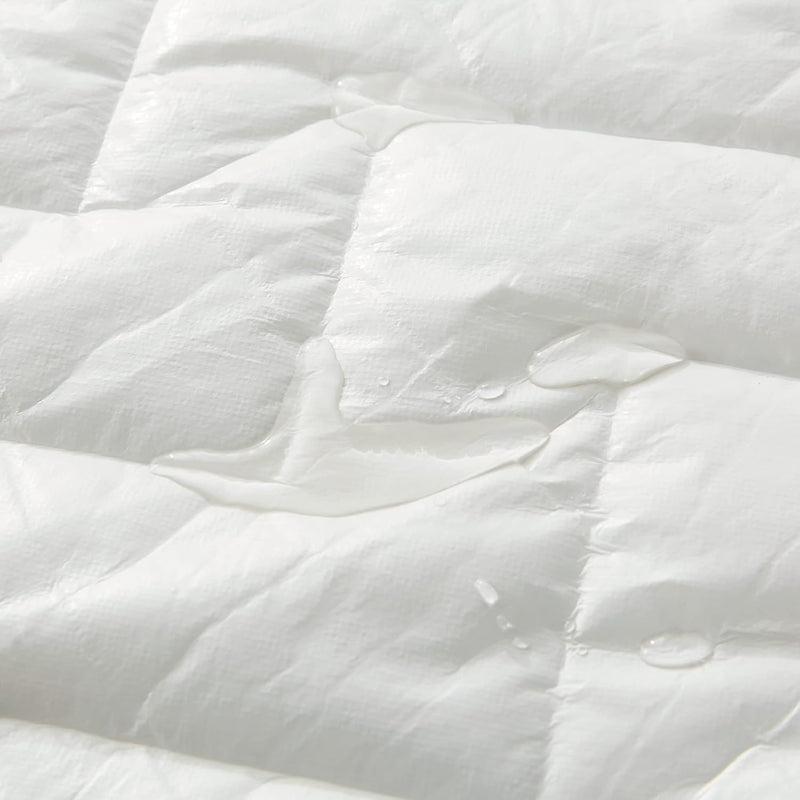 100% Ultra-Soft Cotton Quilted Anti-Microbial Mattress Cover Protector - Double Size Payday Deals