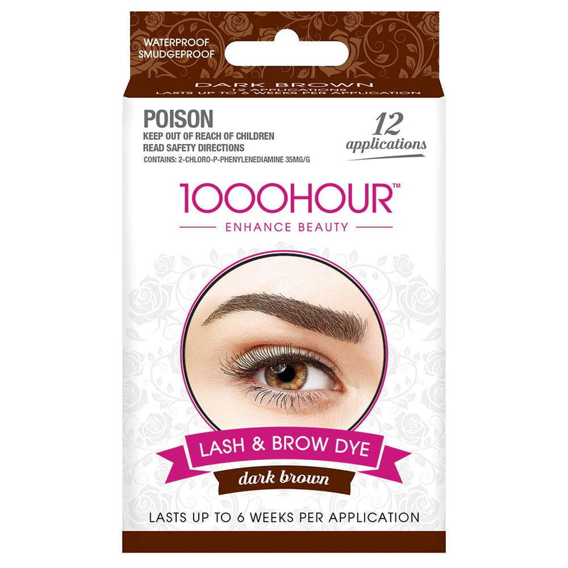 1000 Hour Eyelash & Brow Dye Kit Dark Brown Payday Deals