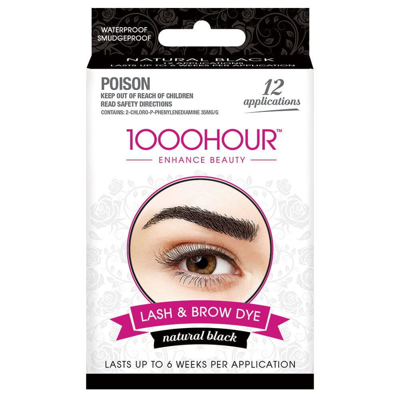 1000 Hour Eyelash & Brow Dye Kit Natural Black Payday Deals