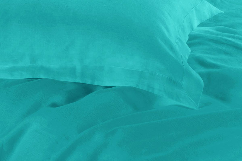 1000TC Tailored King Size Teal Duvet Doona Quilt Cover Set Payday Deals