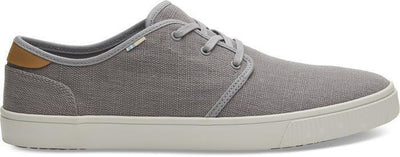 TOMS Mens Canvas Casual Sneakers Low Summer Shoes - Grey