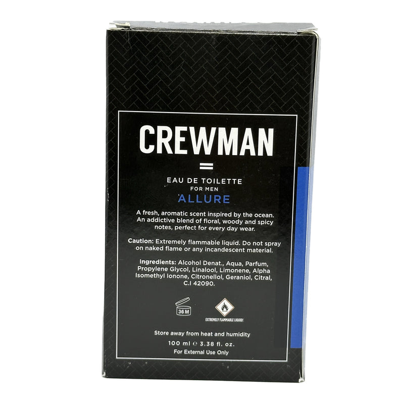 Crewman Allure Mens Eau De Toilette EDT 100ml