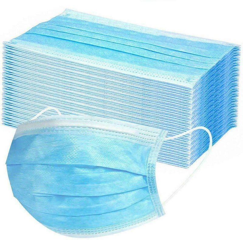 100x Disposable Surgical Face Mask Dust Mouth Guard 3 Ply Air Purifying Payday Deals