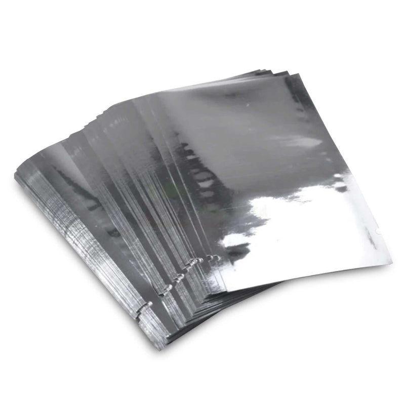 100x Mylar Vacuum Food Pouches 11x16cm - Standing Insulated Food Storage Bag Payday Deals