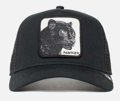 Goorin Brothers Mens Baseball Trucker Cap Snapback Black Panther - Black