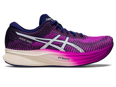 Asics Womens Magic Speed 2 Sneakers Shoes Runners in Orchid/White