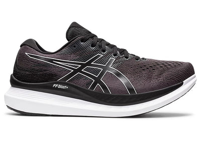 Asics Mens GlideRide 3 Wide Shoes Sneakers Lightweight Athletic in Black/White