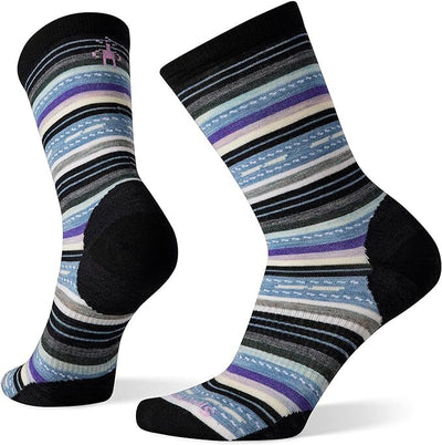 Smartwool Everyday Margarita Crew Merino Wool Crew Socks - Black - Medium