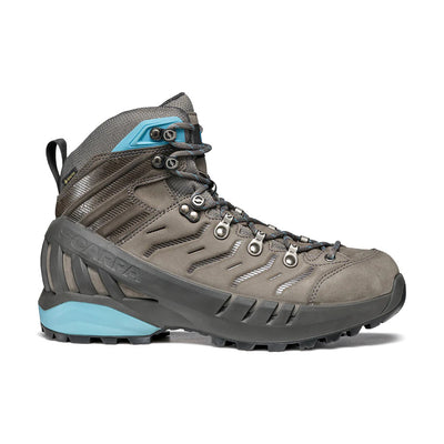 Scarpa Womens Cyclone Gore-Tex Vibram Sole Boots Hiking Trekking Shoes - Grey/Arctic