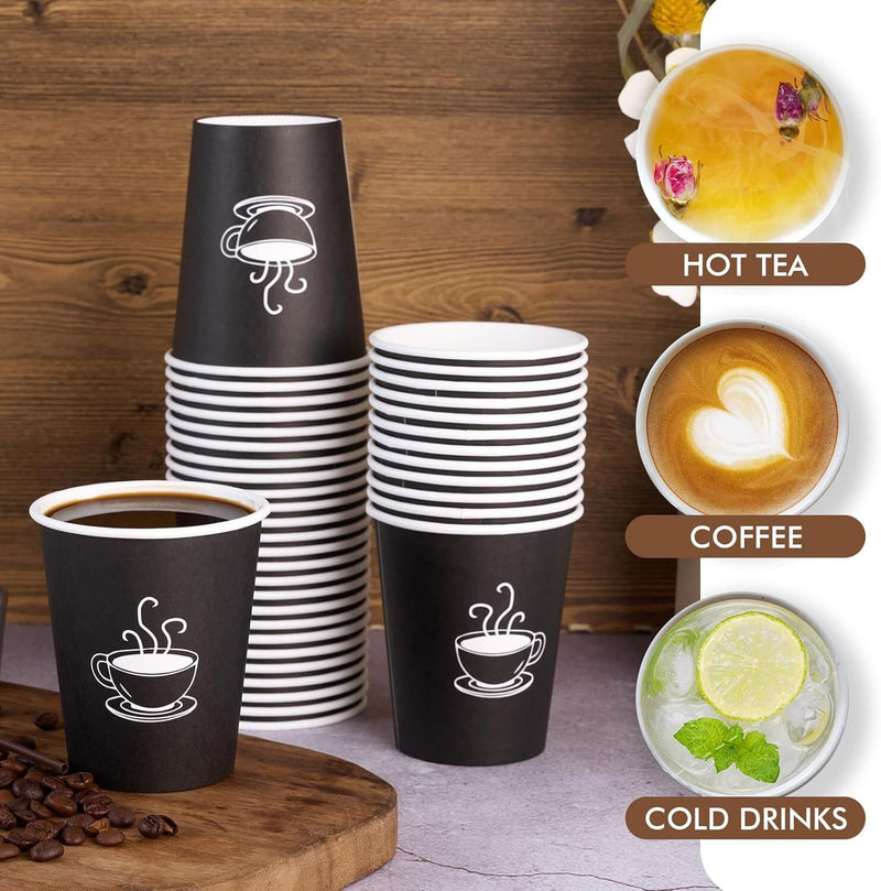 1080x Disposable Coffee Cups 8oz Extra Strong Takeaway Paper Take Away Bulk Payday Deals