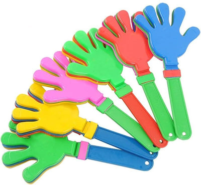 10x Hand Clappers Plastic Kids Toy Party Flapper Novelty Cheering Toys Bulk