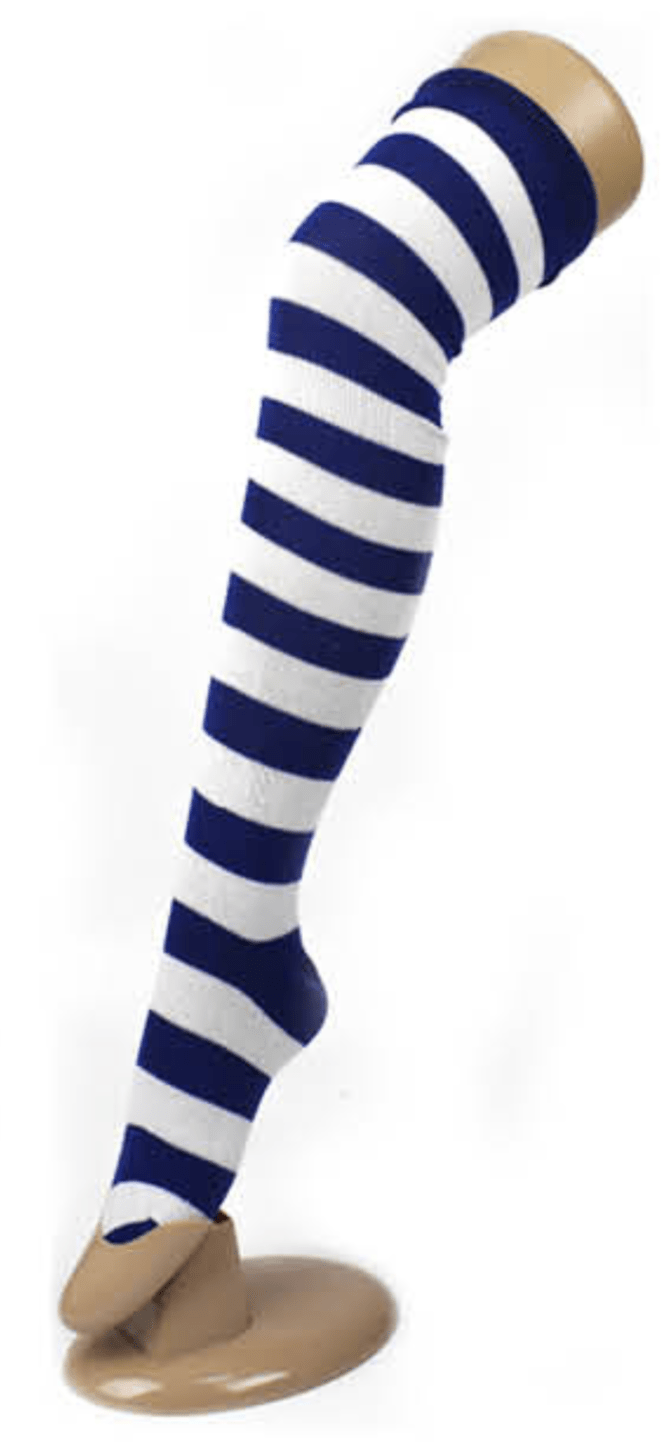 10x OVER THE KNEE SOCKS Plain Striped High Thigh Ladies Long Stocking BULK Price Payday Deals