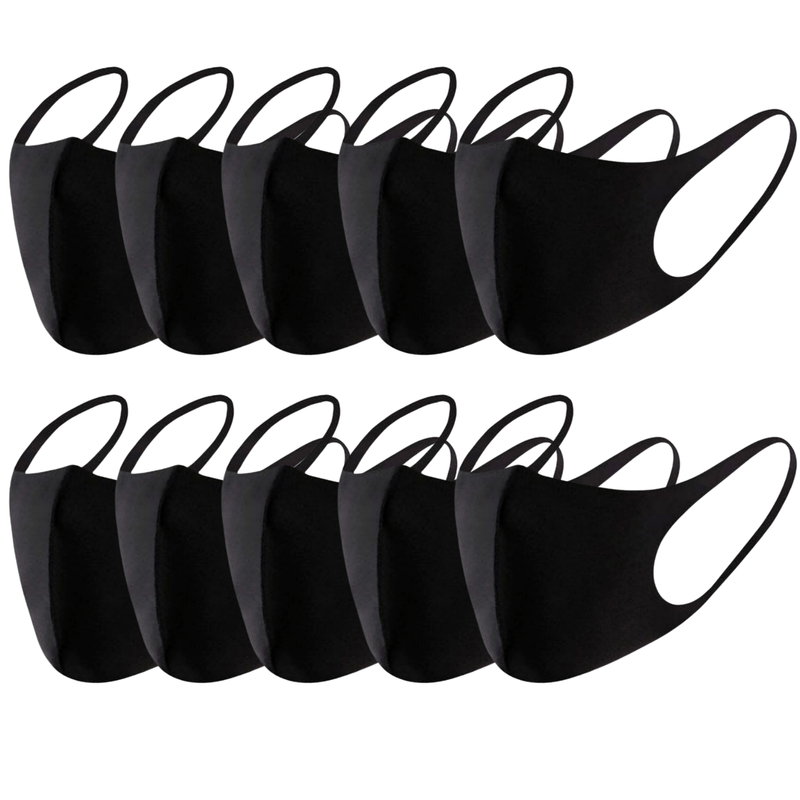 10x SUMMER Reusable Breathable Face Mask Mouth Mask Anti Dust Haze Bulk Payday Deals